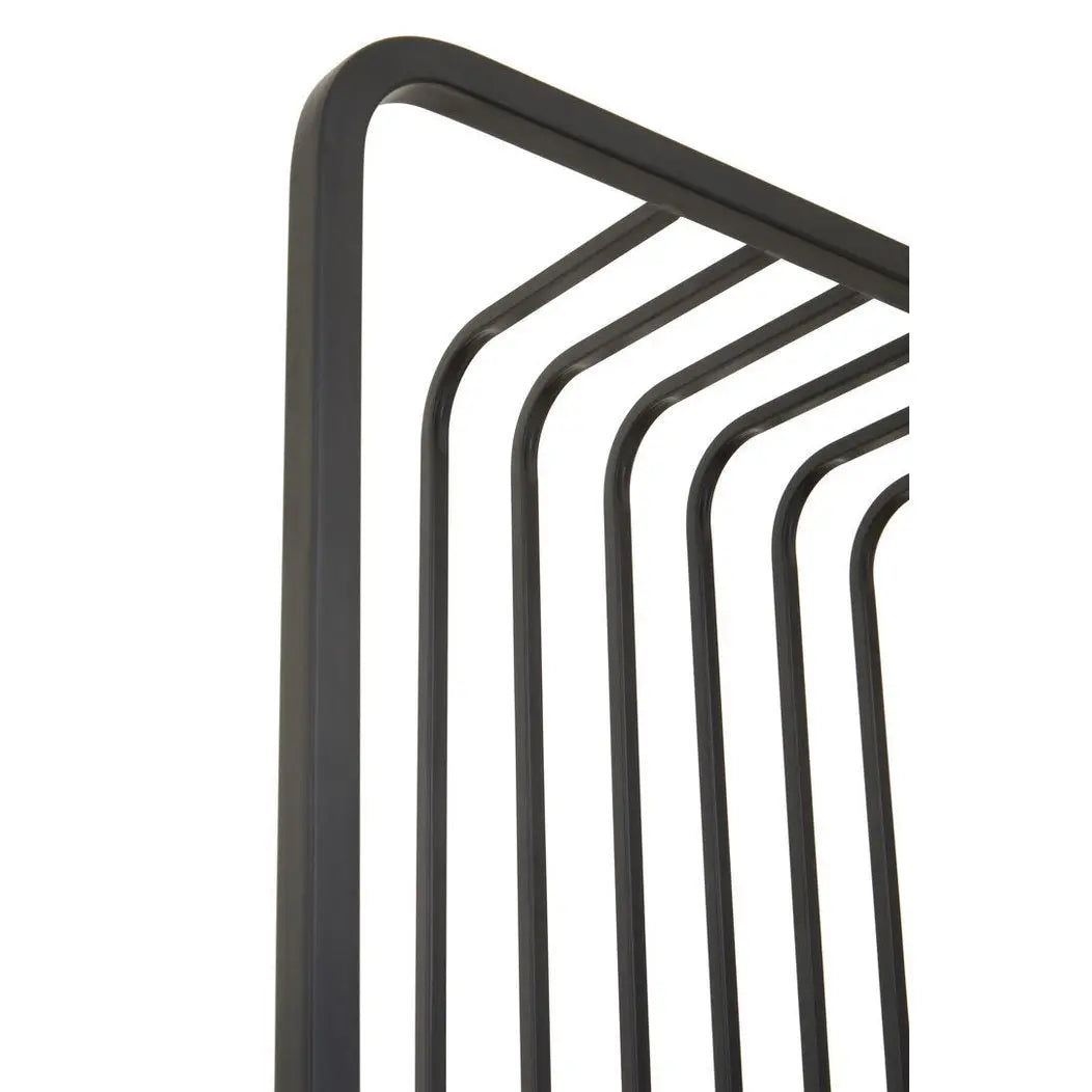 Von Five Tier Black Shelf Unit   Nicholas John Interiors