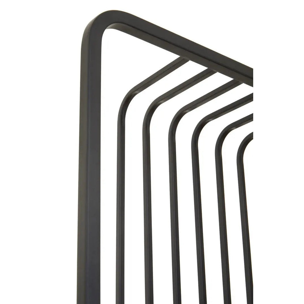 Von Five Tier Black Shelf Unit   Nicholas John Interiors