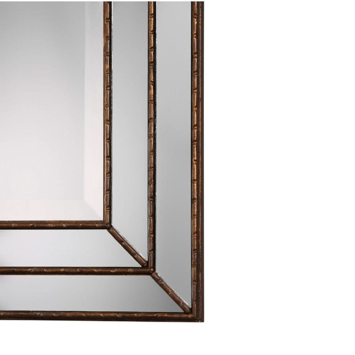 Keiichi Triple Frame Mirror Bronze Finish   Nicholas John Interiors