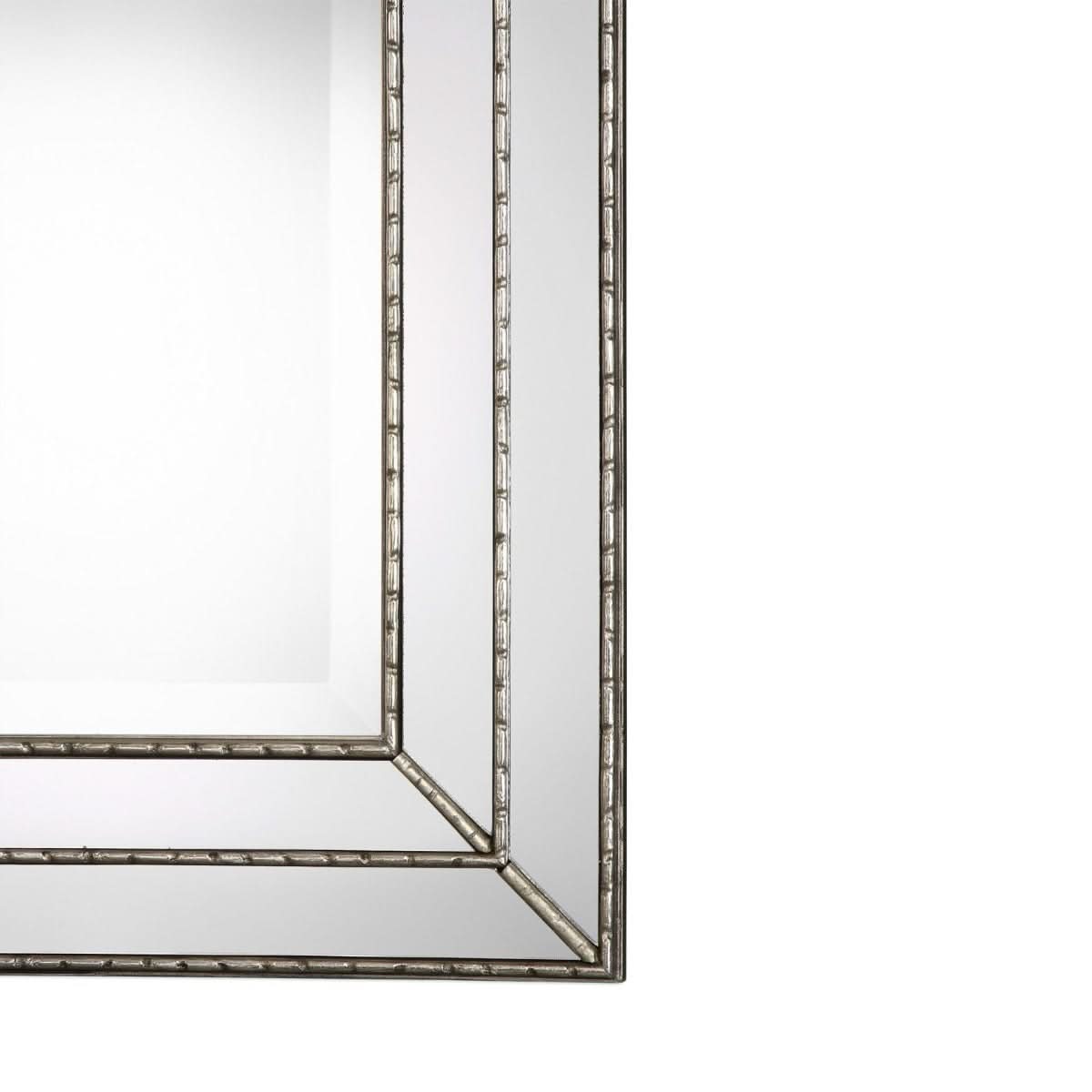 Keiichi Triple Frame Mirror Silver Finish   Nicholas John Interiors