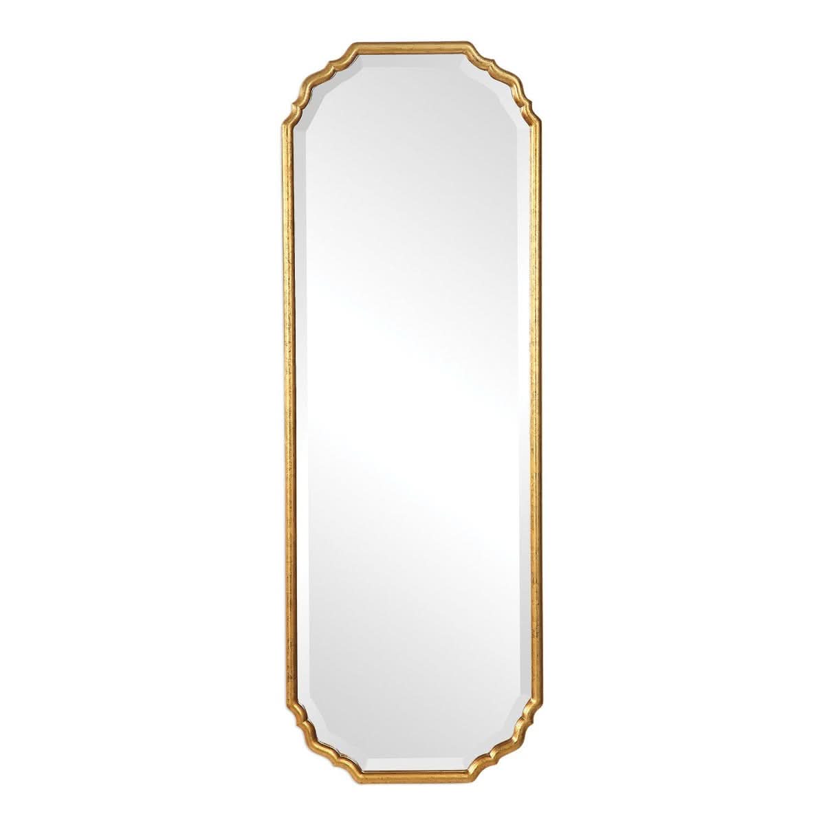 Keiichi Maye Long Mirror Gold   Nicholas John Interiors