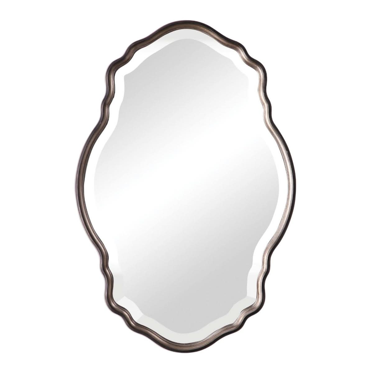 Keiichi Alice Mirror Silver   Nicholas John Interiors