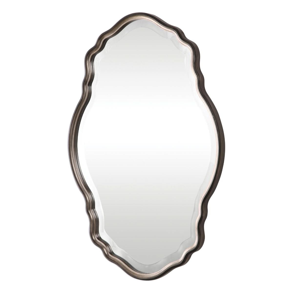 Keiichi Alice Mirror Silver   Nicholas John Interiors