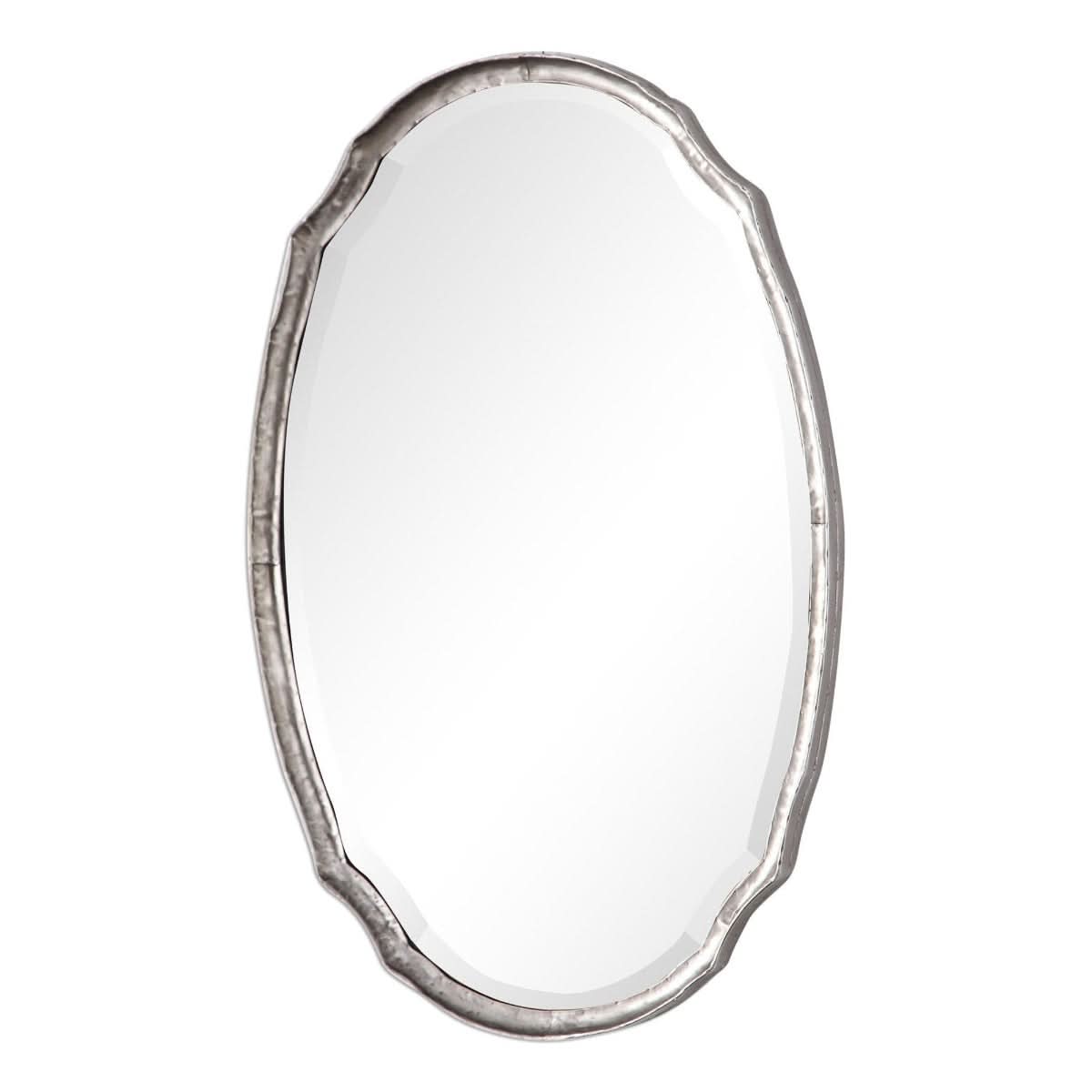 Keiichi Eleanor Mirror Silver   Nicholas John Interiors
