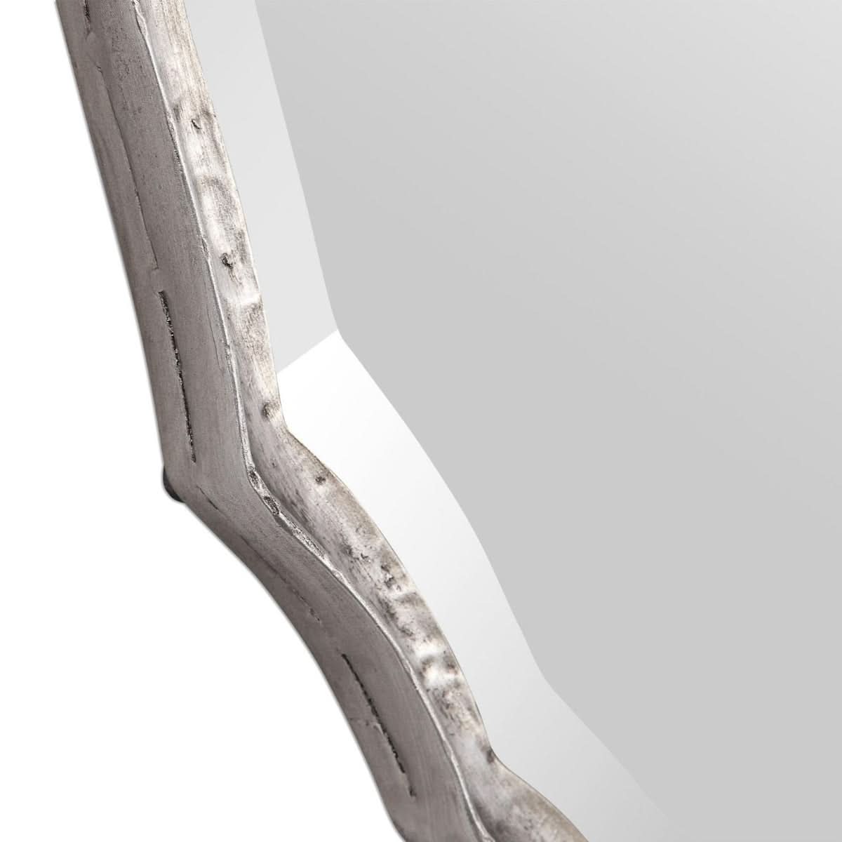 Keiichi Eleanor Mirror Silver   Nicholas John Interiors