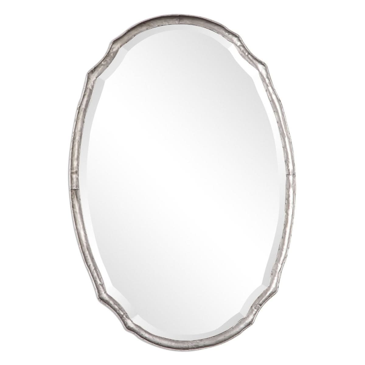 Keiichi Eleanor Mirror Silver   Nicholas John Interiors