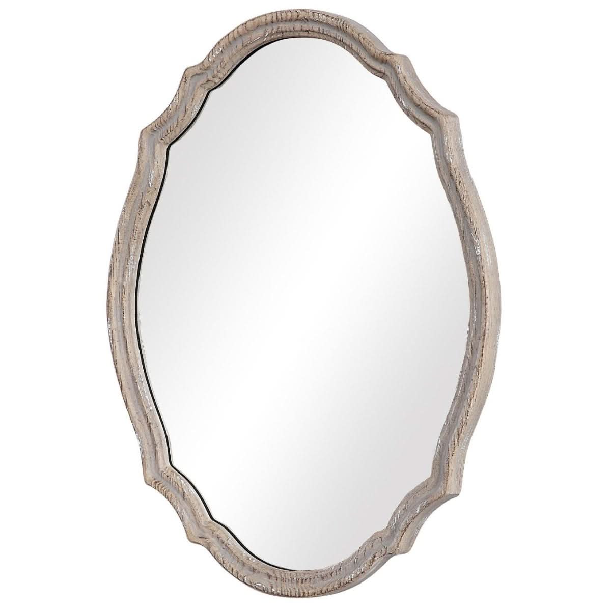 Keiichi Aurelia Wood Effect Mirror   Nicholas John Interiors