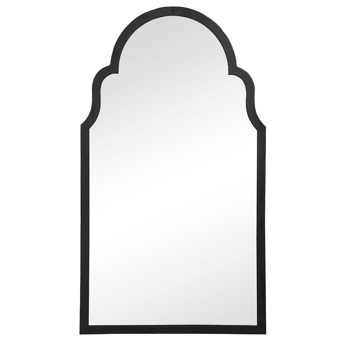 Keiichi Taj Mirror Black   Nicholas John Interiors