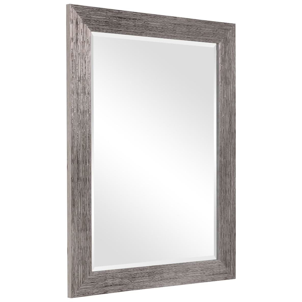 Keiichi Silver Wood Effect Mirror   Nicholas John Interiors