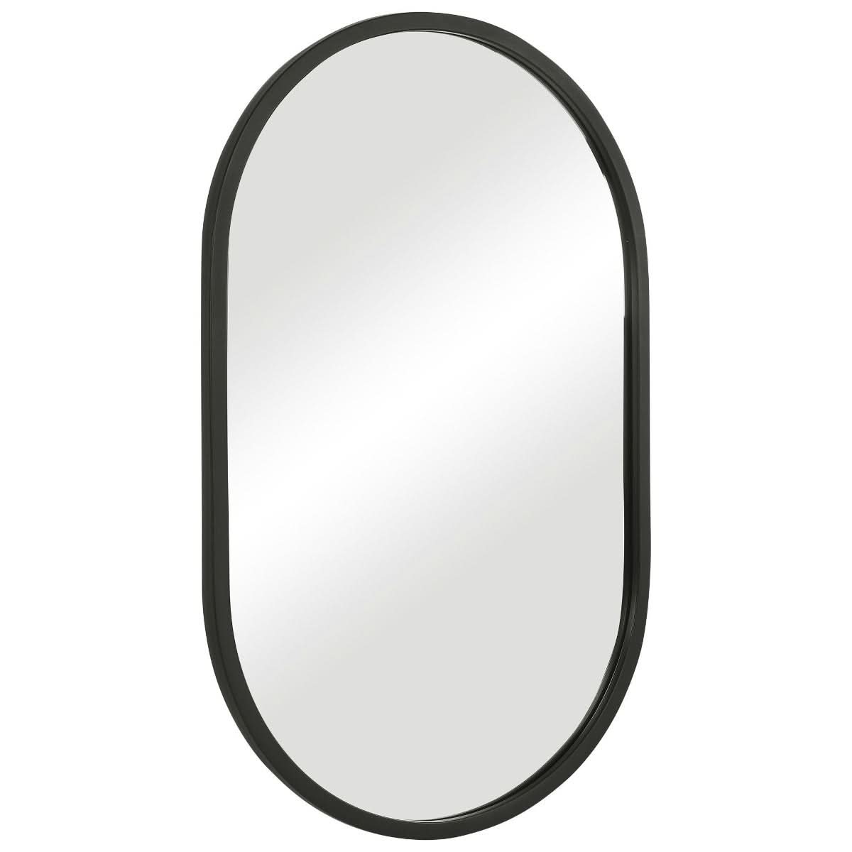 Keiichi Abigail Mirror Black   Nicholas John Interiors