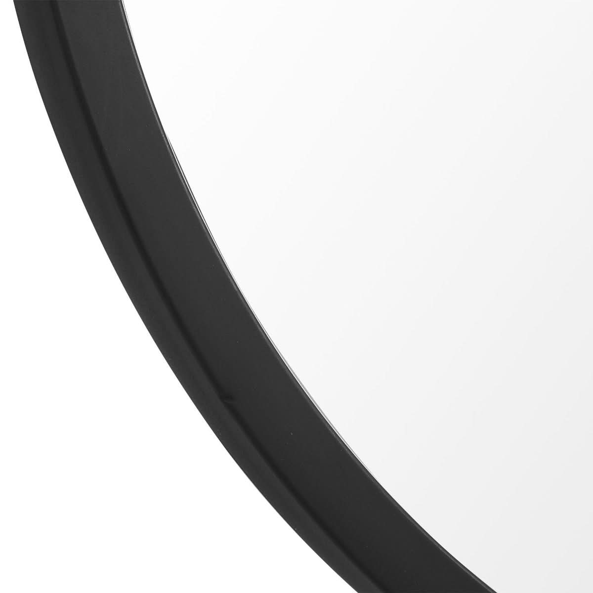 Keiichi Abigail Mirror Black   Nicholas John Interiors
