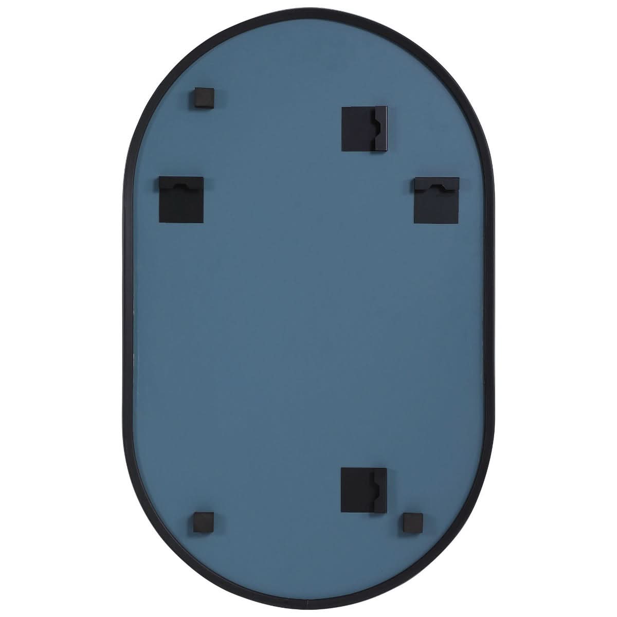 Keiichi Abigail Mirror Black   Nicholas John Interiors