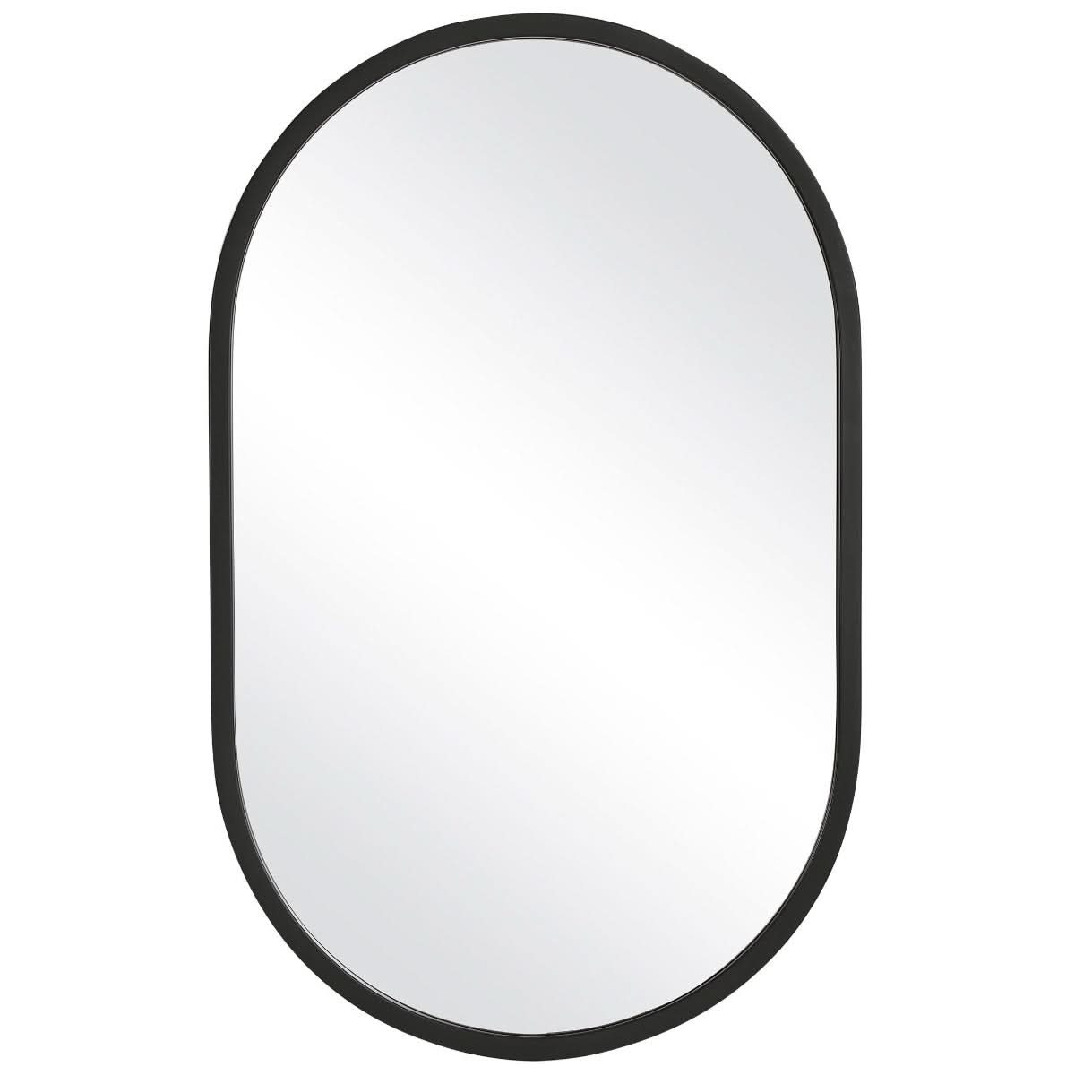 Keiichi Abigail Mirror Black   Nicholas John Interiors