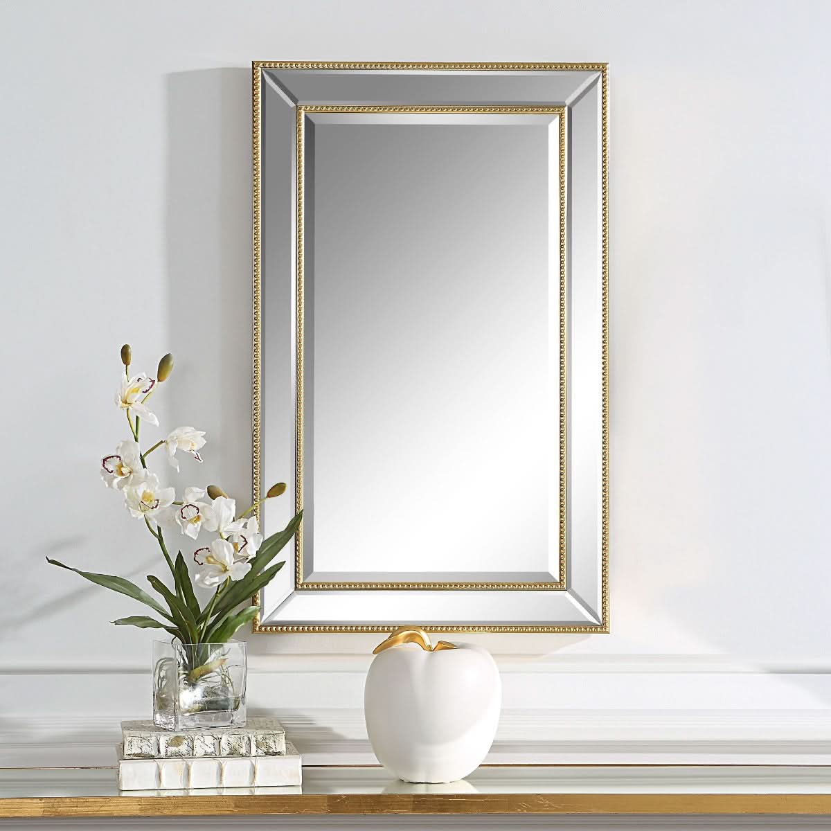 Keiichi Clara Mirror Gold   Nicholas John Interiors