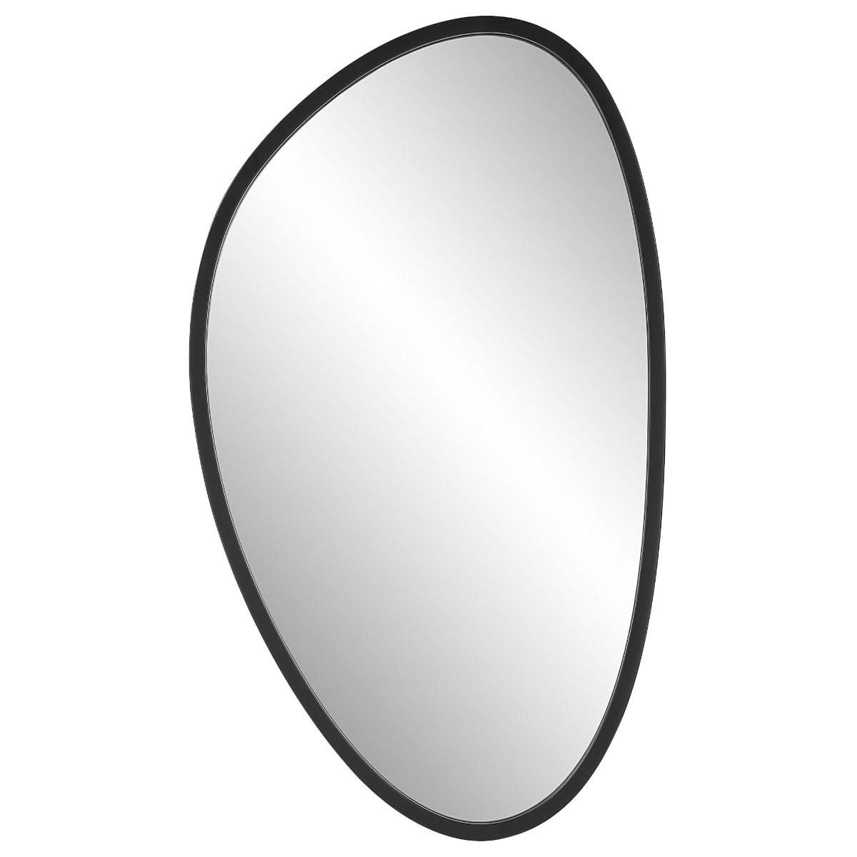 Keiichi Moderne Mirror in Black   Nicholas John Interiors