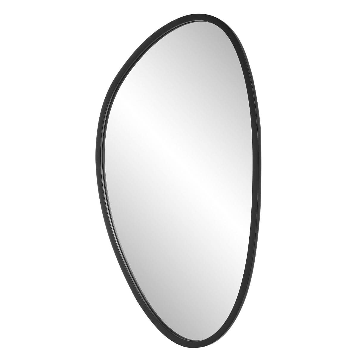 Keiichi Moderne Mirror in Black   Nicholas John Interiors