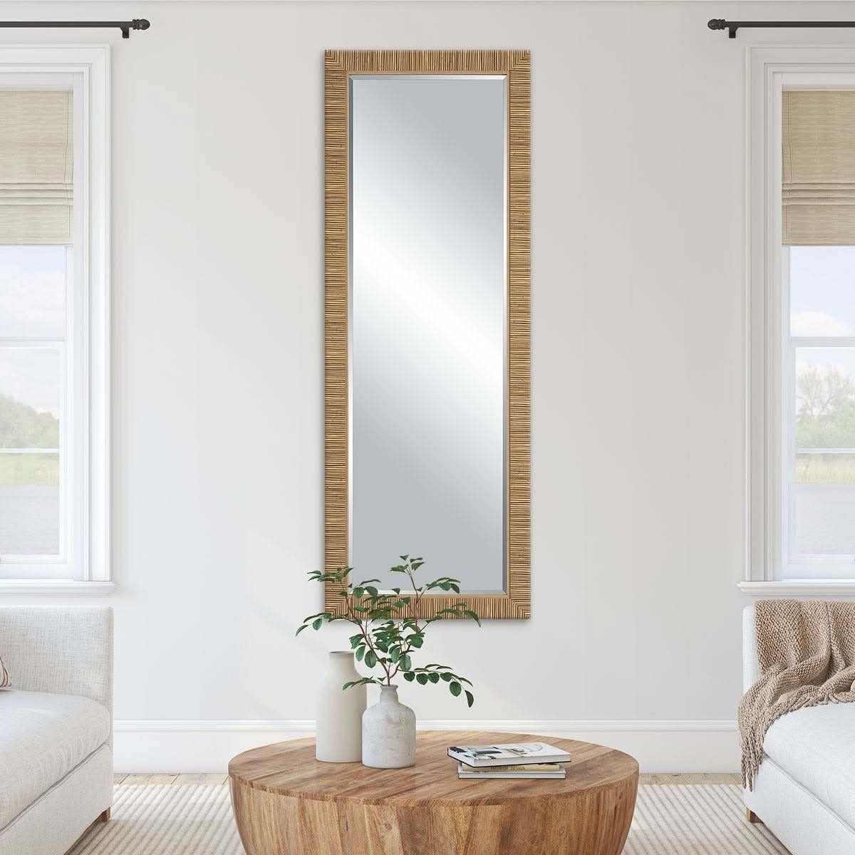 Keiichi Hamptons Tall Mirror   Nicholas John Interiors