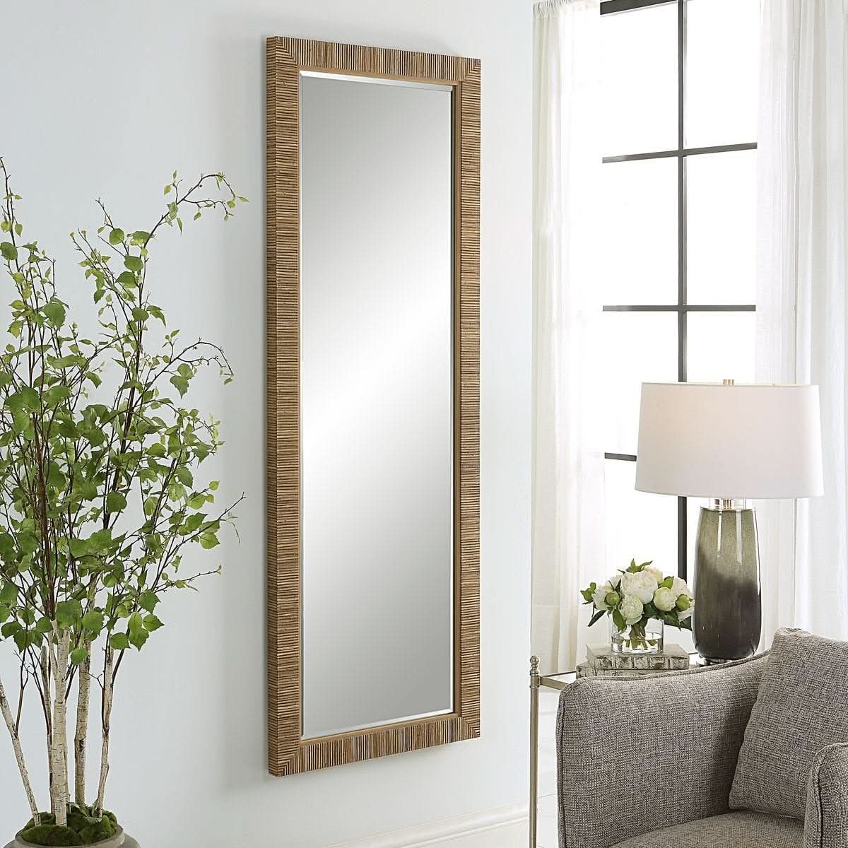 Keiichi Hamptons Tall Mirror   Nicholas John Interiors