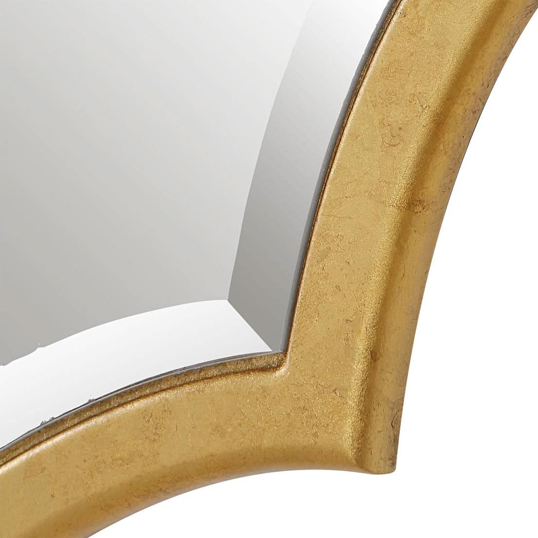 Keiichi Iris Mirror Gold   Nicholas John Interiors