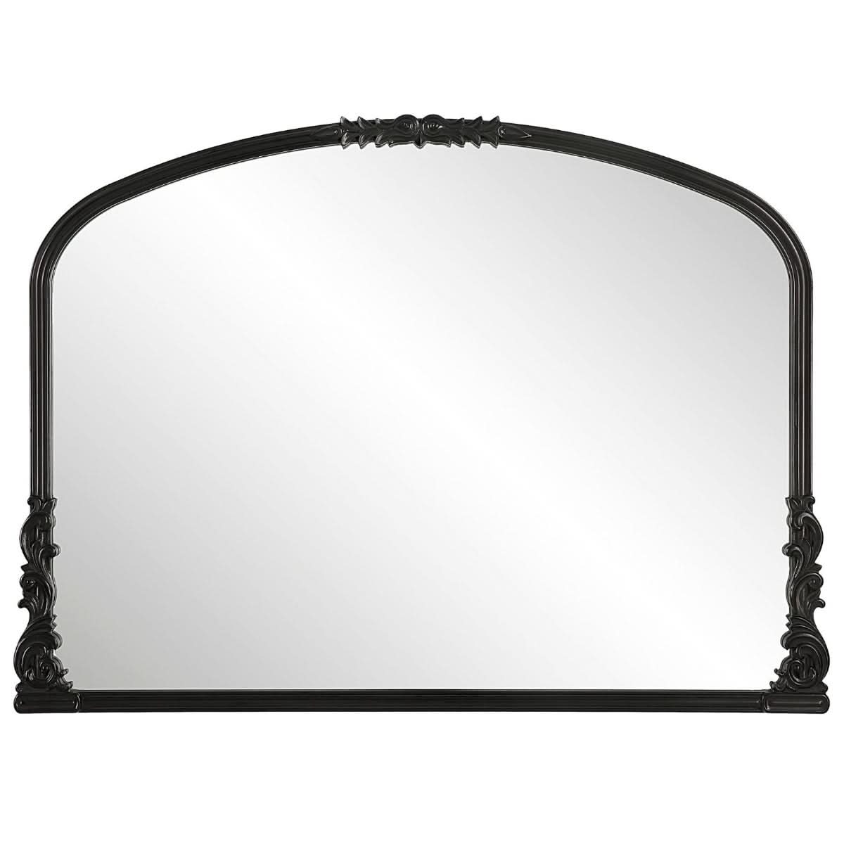 Keiichi Beatrice Mirror Black   Nicholas John Interiors
