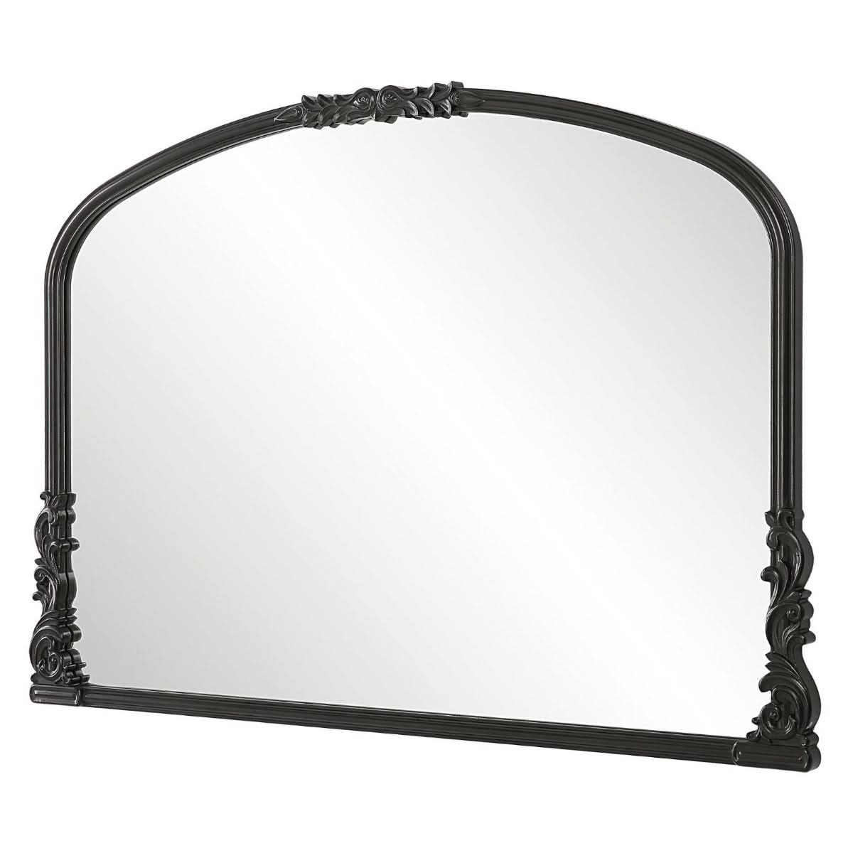 Keiichi Beatrice Mirror Black   Nicholas John Interiors