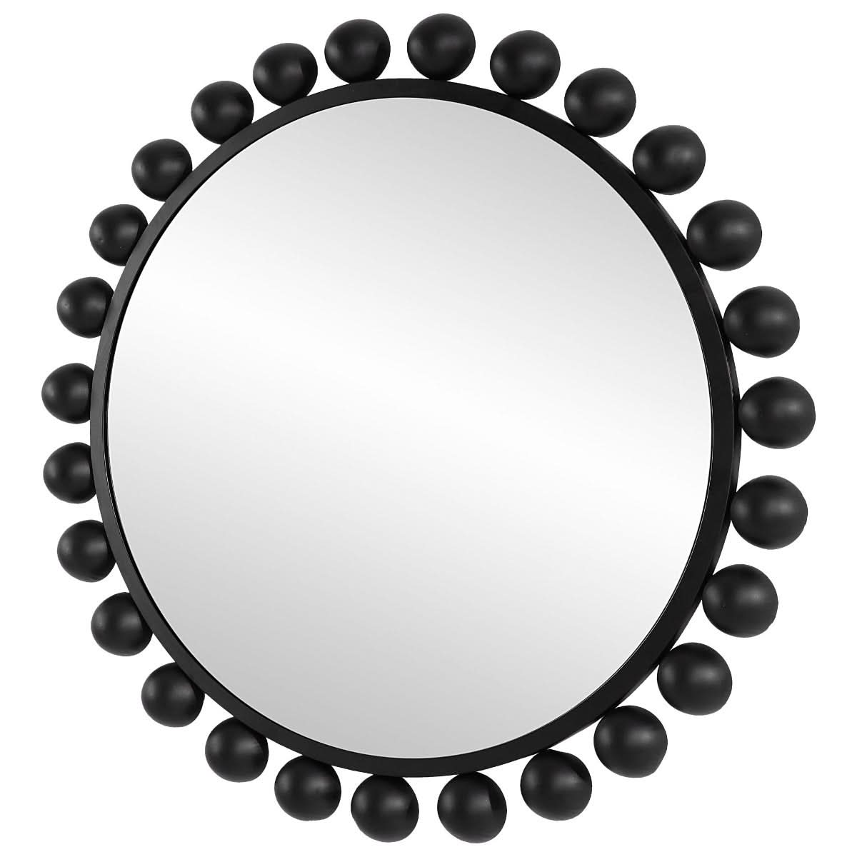 Keiichi Spheres Mirror Black   Nicholas John Interiors