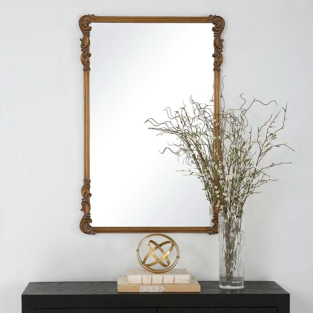 Keiichi Celia Mirror Gold   Nicholas John Interiors