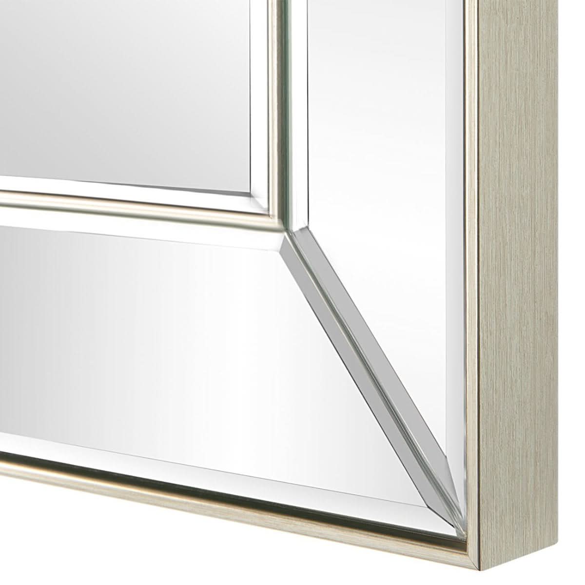 Keiichi Hannah Rectangular Mirror Champagne Finish   Nicholas John Interiors