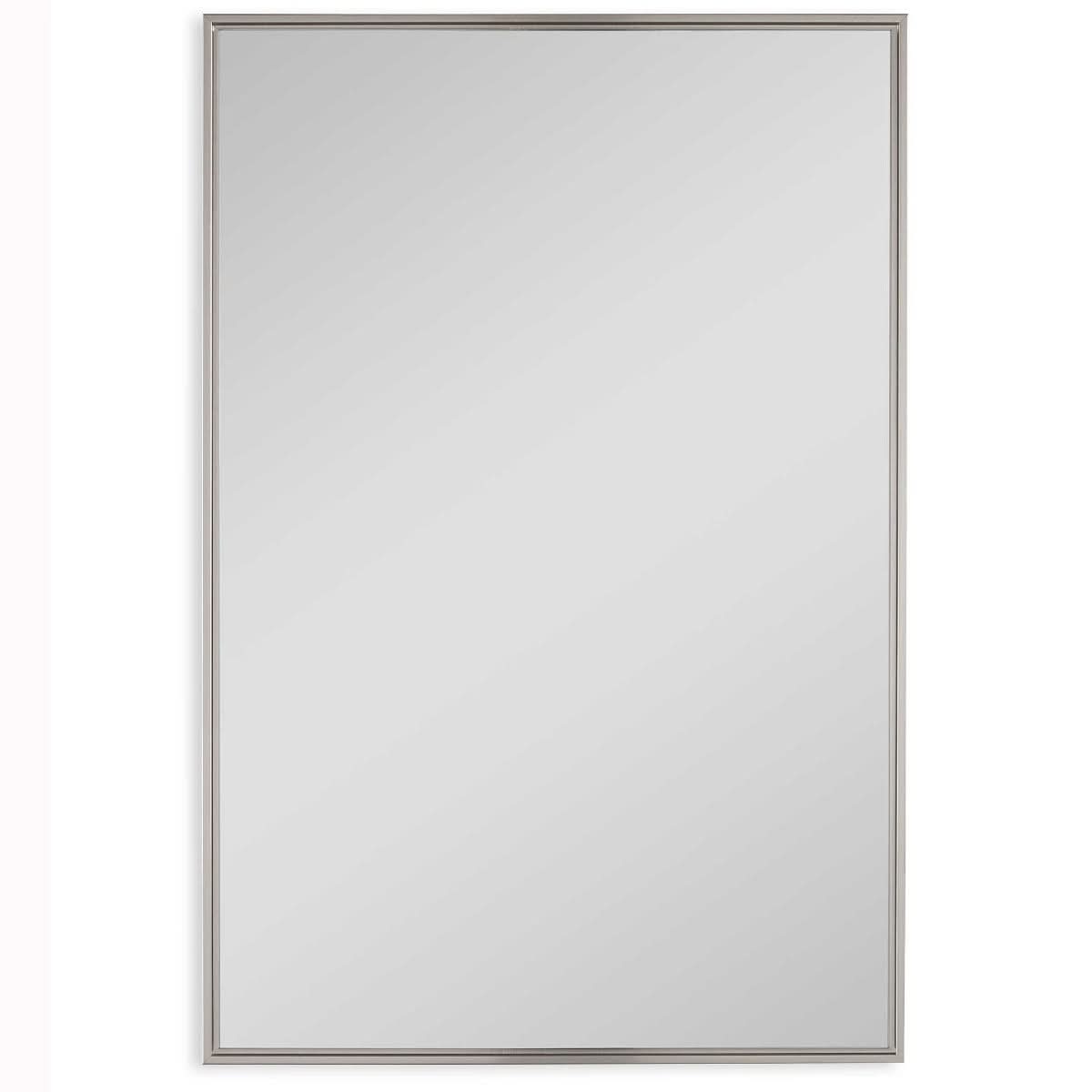 Keiichi Floating Slim Frame Mirror Silver   Nicholas John Interiors