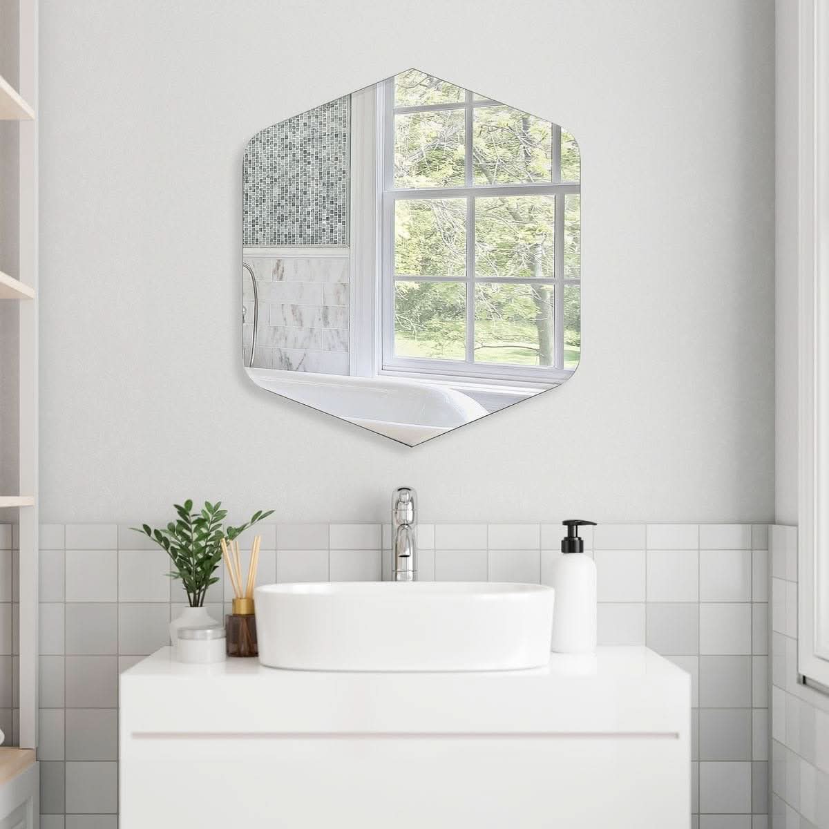 Keiichi Diamond Mirror   Nicholas John Interiors