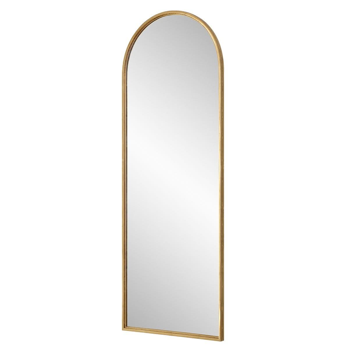 Keiichi Florence Tall Mirror Gold   Nicholas John Interiors