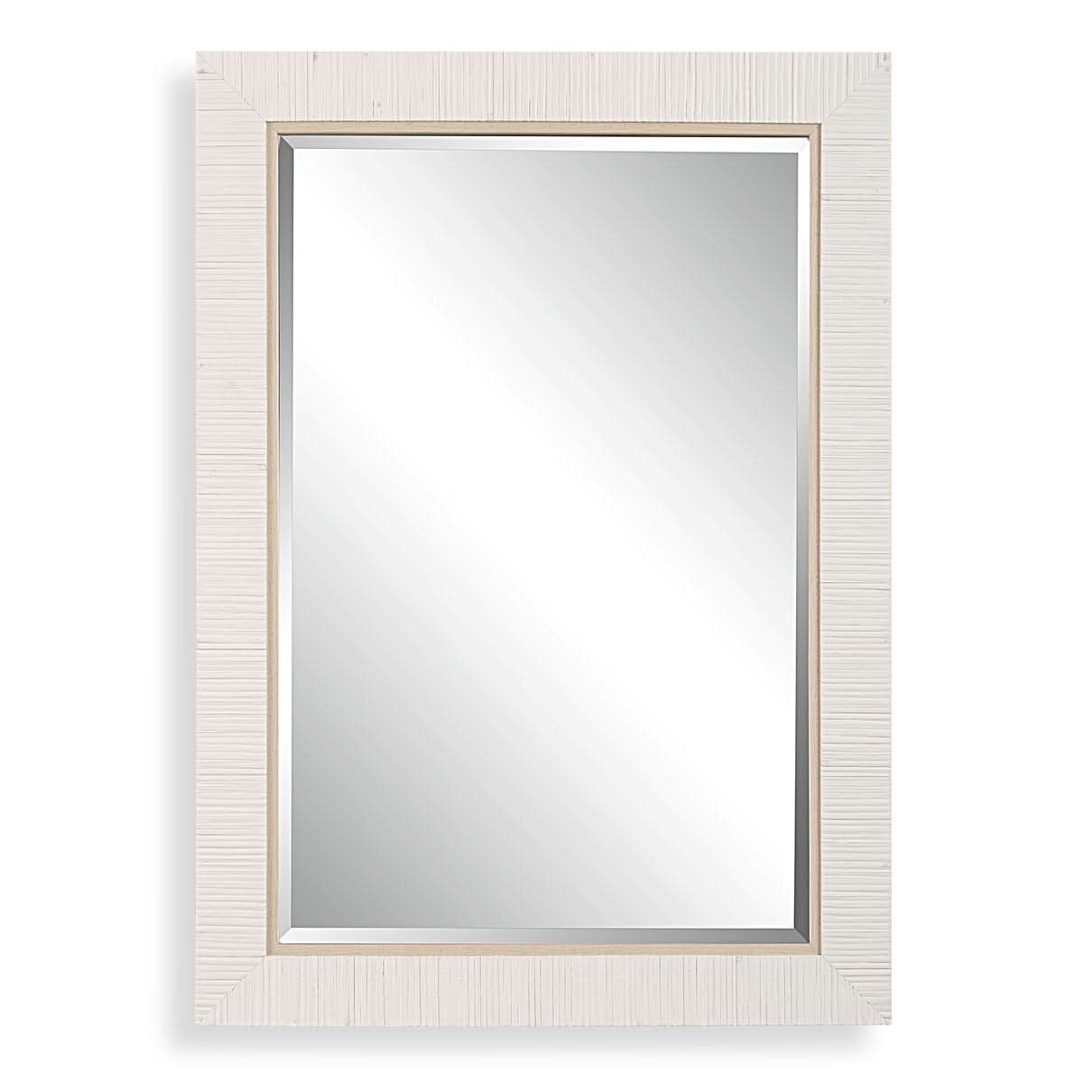 Keiichi Hamptons Mirror in Whitewash   Nicholas John Interiors