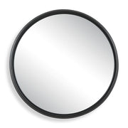 Keiichi Filton Black Round Mirror   Nicholas John Interiors