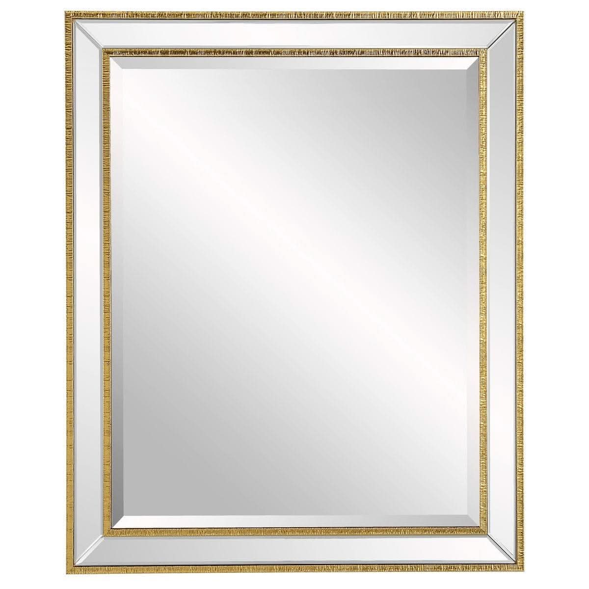 Keiichi Lines Small Mirror in Gold   Nicholas John Interiors