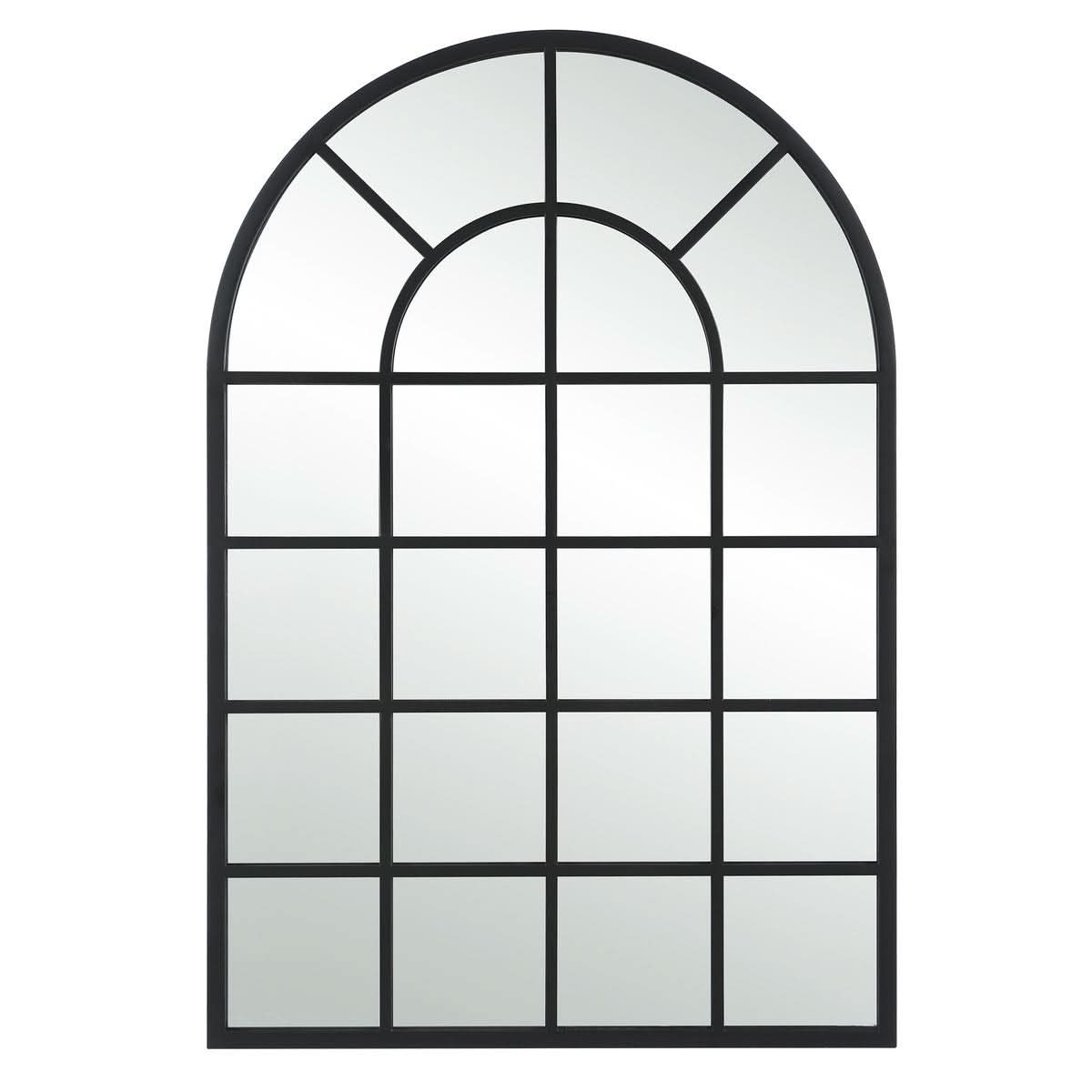 Keiichi Secret Garden Mirror Black   Nicholas John Interiors