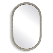 Keiichi Silver Pill Mirror   Nicholas John Interiors