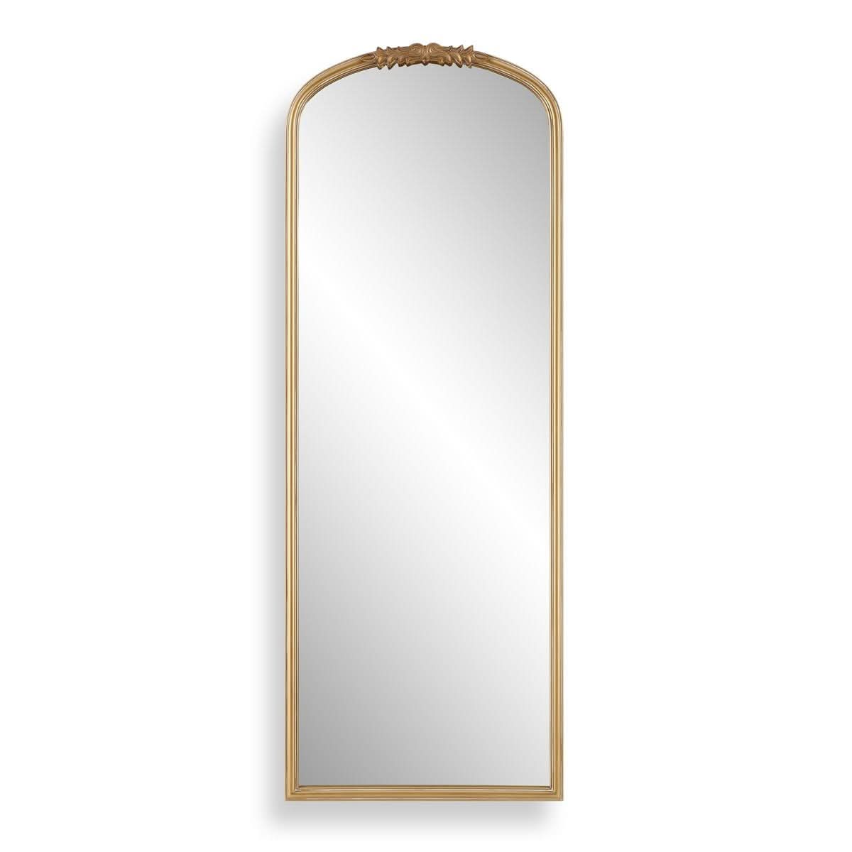 Keiichi Edith Tall Antique Gold Mirror   Nicholas John Interiors