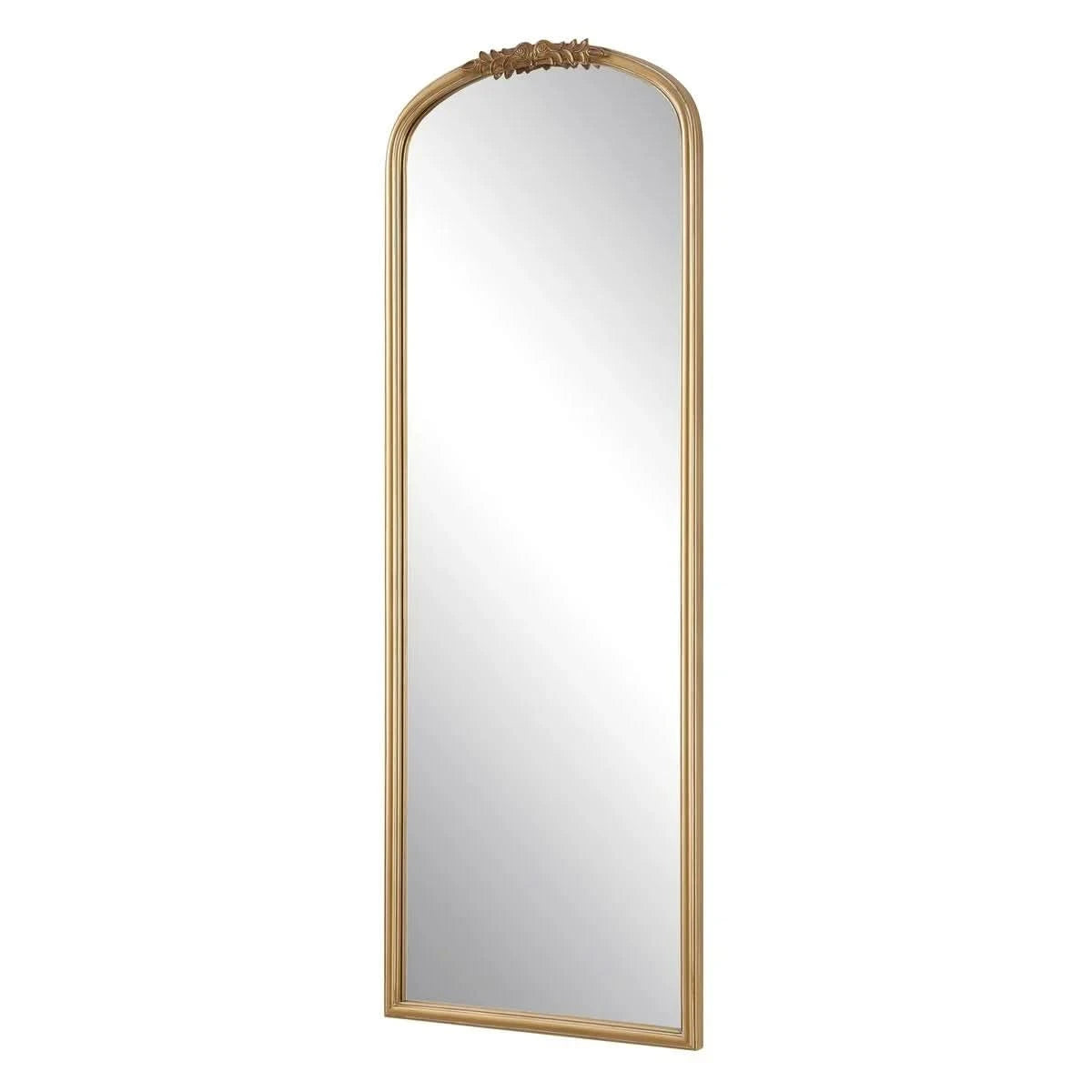 Keiichi Edith Tall Antique Gold Mirror   Nicholas John Interiors