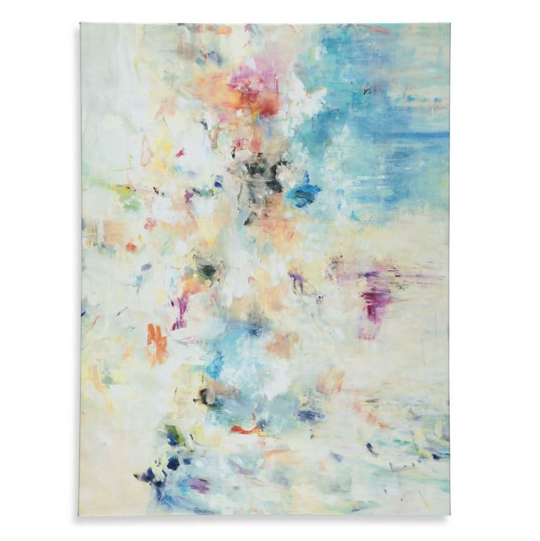 Keiichi Floral Dreams Printed Canvas   Nicholas John Interiors