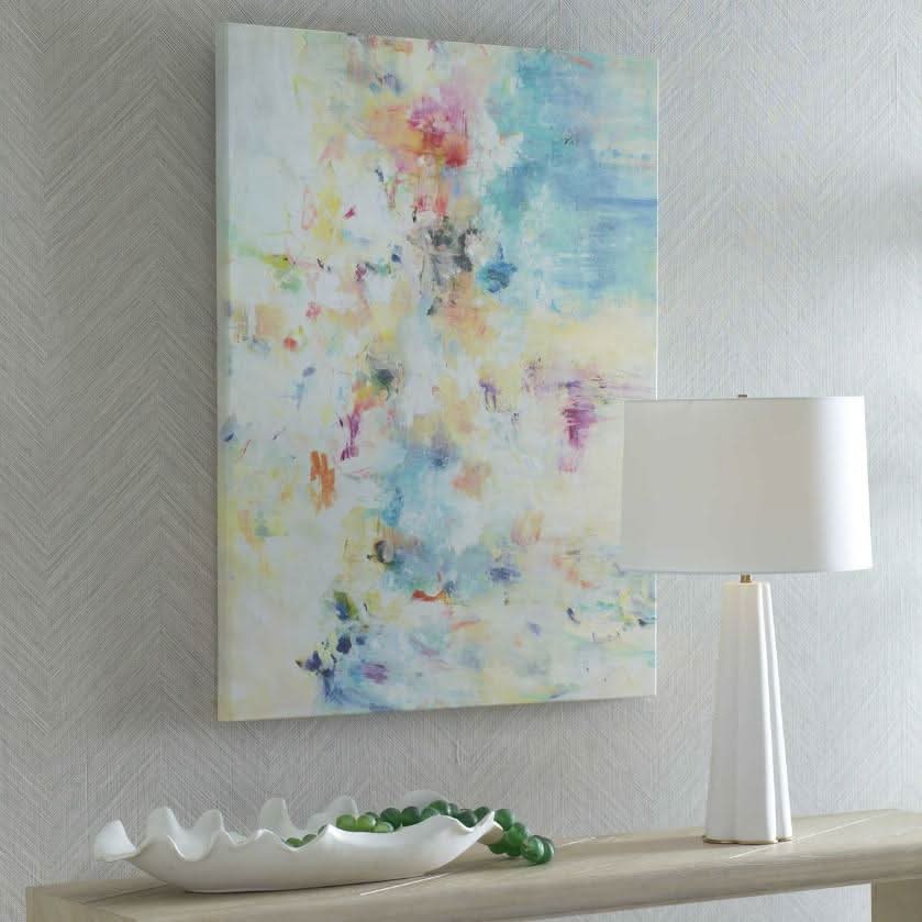 Keiichi Floral Dreams Printed Canvas   Nicholas John Interiors