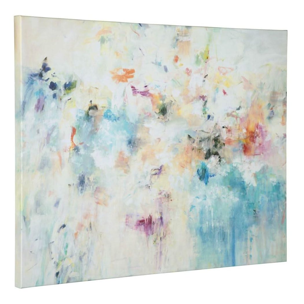 Keiichi Floral Dreams Printed Canvas   Nicholas John Interiors