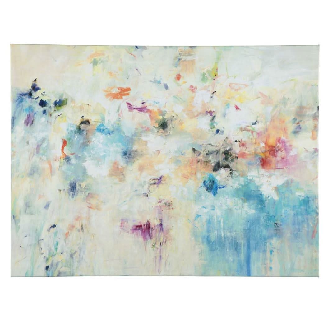 Keiichi Floral Dreams Printed Canvas   Nicholas John Interiors