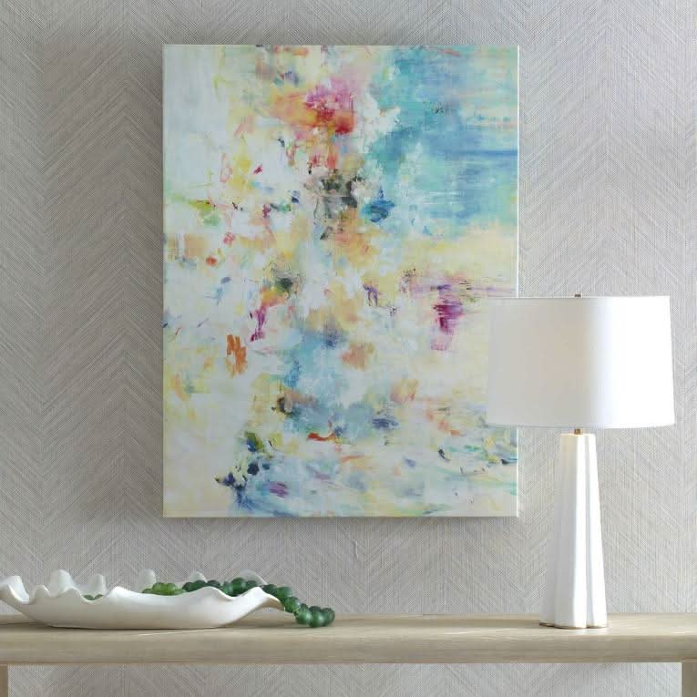 Keiichi Floral Dreams Printed Canvas   Nicholas John Interiors