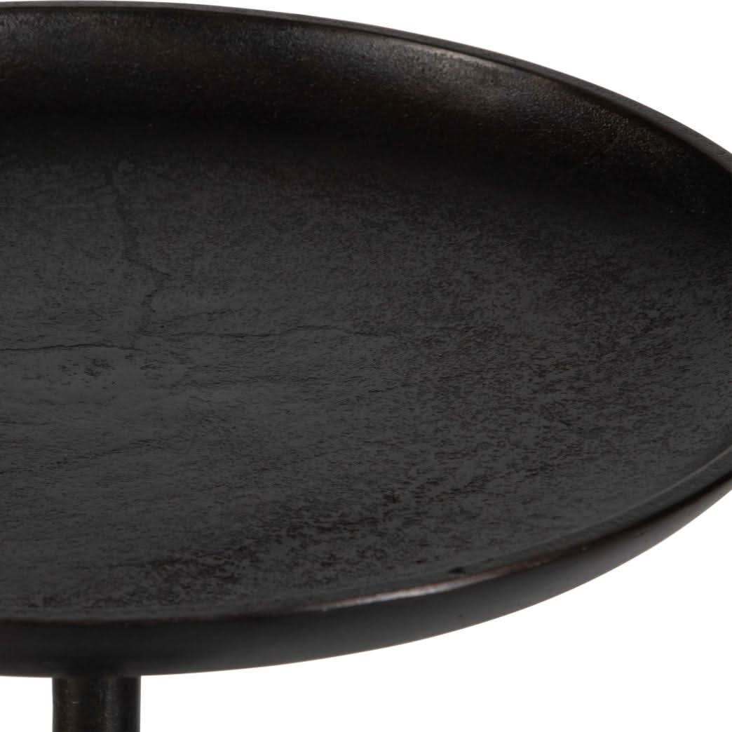 Keiichi Serve Accent Table Black   Nicholas John Interiors