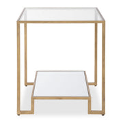 Keiichi Eleanor Two Tier Gold Side Table   Nicholas John Interiors