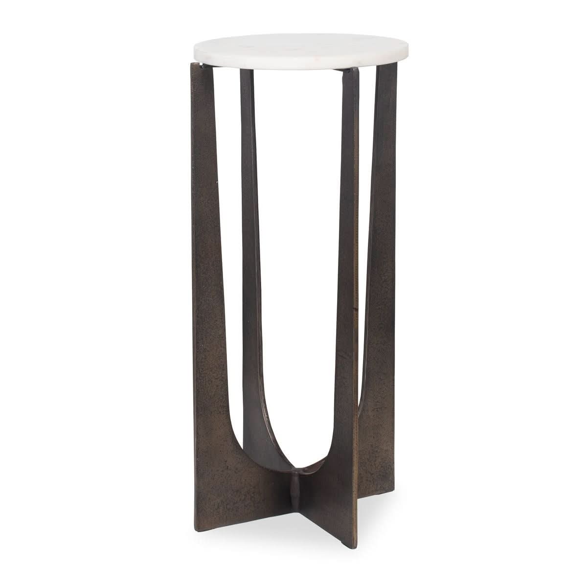 Keiichi Rhys Marble Accent Table   Nicholas John Interiors
