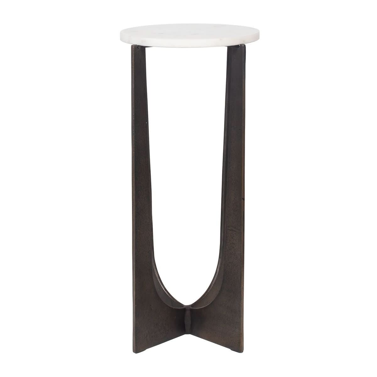 Keiichi Rhys Marble Accent Table   Nicholas John Interiors