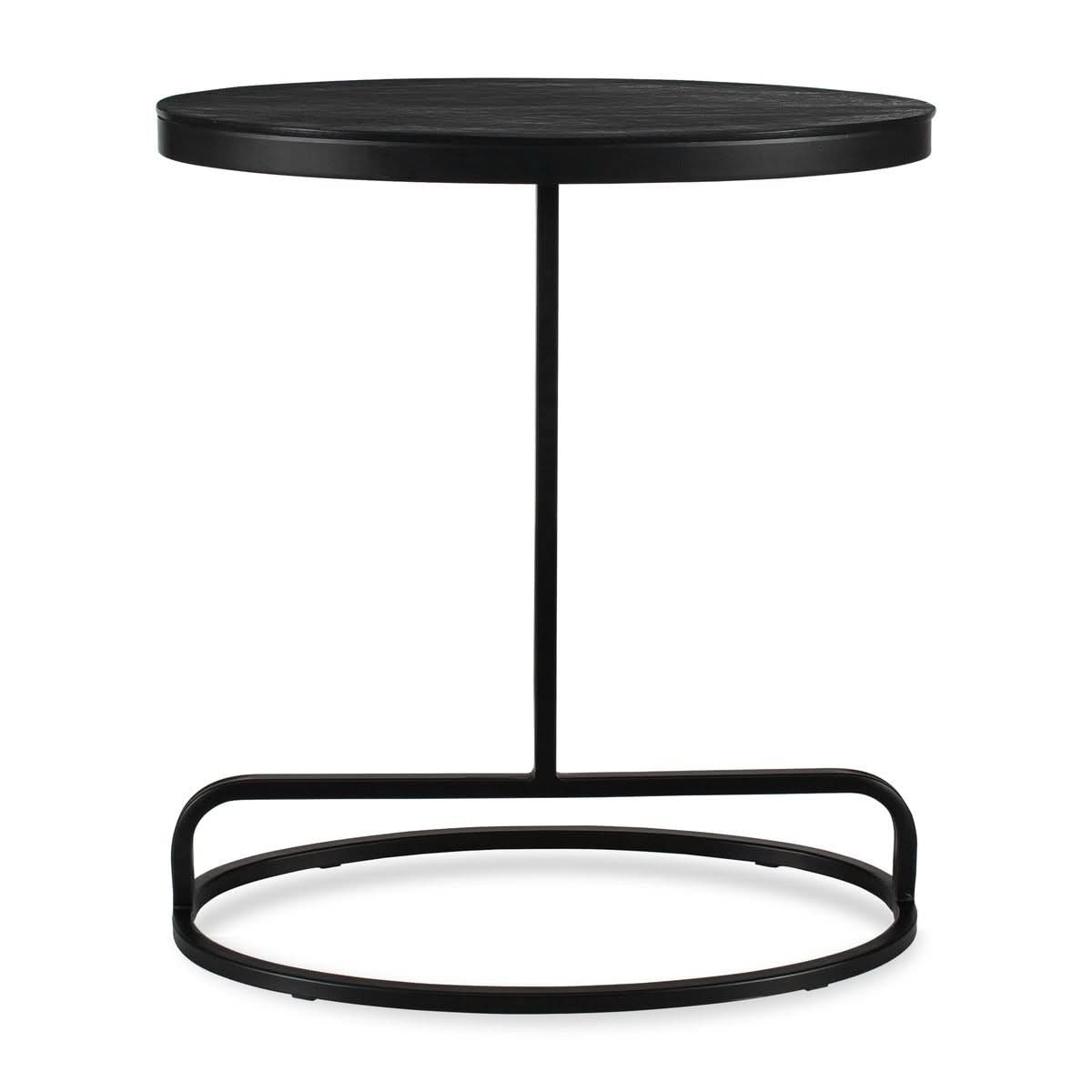 Keiichi Matisse Black Oval Side Table   Nicholas John Interiors