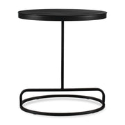 Keiichi Matisse Black Oval Side Table   Nicholas John Interiors