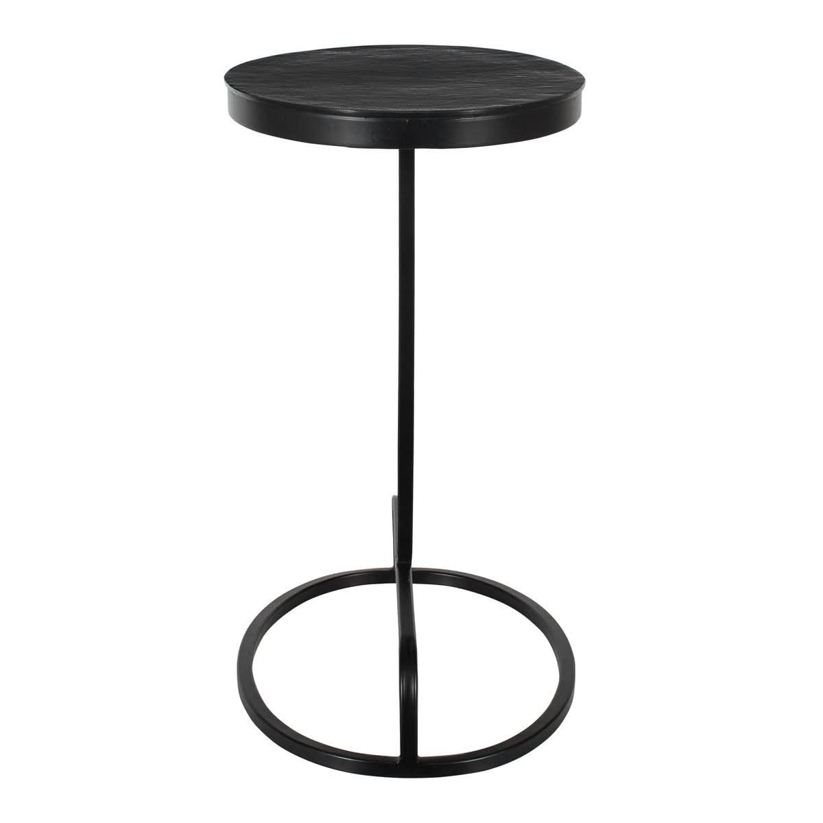 Keiichi Matisse Black Oval Side Table   Nicholas John Interiors